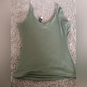 Preloved Green Sleeveless Women's Top